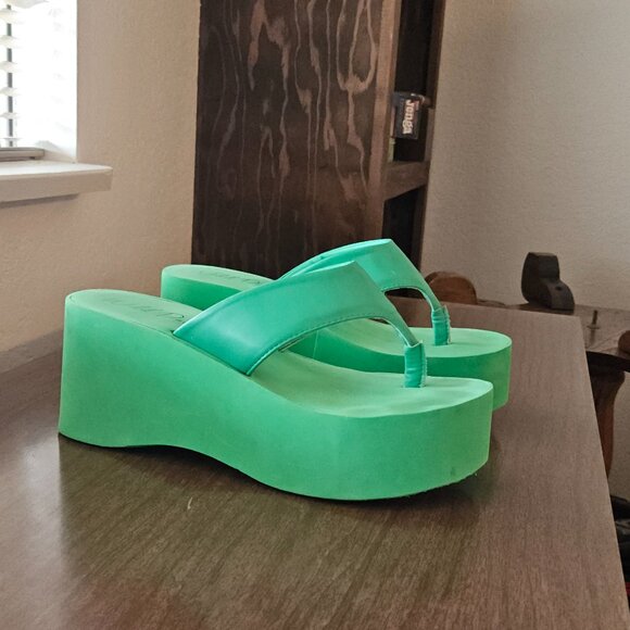 Wild Pair Naomi Platform Flip Flop Sandals Size 11 - Picture 6 of 15